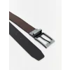 LCW ACCESSORIES Siyah Deri Görünümlü Erkek Kemer