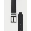 LCW ACCESSORIES Siyah Deri Görünümlü Erkek Kemer