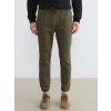 XSIDE Haki Slim Fit Erkek Gabardin Jogger Pantolon