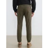 XSIDE Haki Slim Fit Erkek Gabardin Jogger Pantolon