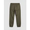 XSIDE Haki Slim Fit Erkek Gabardin Jogger Pantolon