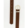 LCW ACCESSORIES Kahverengi Süet Görüünmlü Kadın Kemer