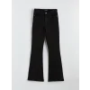 LCW Jeans Siyah Flare Kadın Jean Pantolon