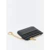 LCW ACCESSORIES Siyah Deri Görünümlü Kadın Kartlık