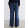 LCW Jeans İndigo Wideleg Kadın Jean Pantolon
