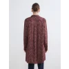 LCW Grace Bordo Desenli Kadın Gömlek Tunik
