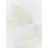 LCW baby Beyaz Dantel Detaylı Kız Bebek Patik Çorap 2li