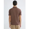 XSIDE Kahverengi Polo Yaka Erkek Tişört