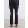 LCW Jeans Siyah Flare Kadın Jean Pantolon