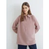 LCWAIKIKI Classic Pembe Modal Karışımlı Oversize Kadın Gömlek Tunik