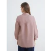 LCWAIKIKI Classic Pembe Modal Karışımlı Oversize Kadın Gömlek Tunik