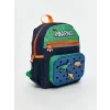 LCW ACCESSORIES Lacivert Dinozor Baskılı Erkek Çocuk Okul Çantası