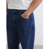 XSIDE İndigo Baggy Fit Erkek Jean Pantolon