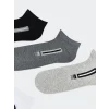 LCW ACCESSORIES Karışık Desenli Erkek Patik Çorap 5li