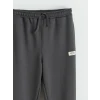 LCW Kids Antrasit Beli Lastikli Erkek Çocuk Jogger Eşofman Altı