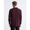 SOUTHBLUE Bordo Regular Fit Uzun Kollu Erkek Oduncu Gömlek