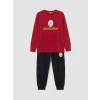 LCW Kids Kırmızı Galatasaray Baskılı Erkek Çocuk Pijama Takım