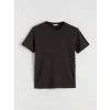 LCW Vision Antrasit Bisiklet Yaka Erkek Tişört