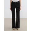 LCW Jeans Siyah Flare Kadın Jean Pantolon