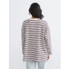 LCW Modest Mürdüm Rahat Kalıp Kadın Sweatshirt Tunik