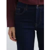 LCW Jeans Siyah Yüksek Bel Flare Kadın Jean Pantolon