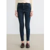 LCW Jeans İndigo Yüksek Bel Süper Skinny Fit Kadın Jean Pantolon