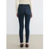 LCW Jeans İndigo Yüksek Bel Süper Skinny Fit Kadın Jean Pantolon