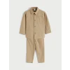 LCW Kids Bej Erkek Çocuk Gabardin Gömlek ve Pantolon
