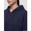 KOOR SPORT Lacivert Kapüşonlu Soft Touch Kadın Fermuarlı Sweatshirt