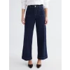 LCWAIKIKI Classic İndigo Wideleg Kadın Jean Pantolon