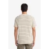Defacto F9673AXKH82 Haki %100 Pamuk Çizgili Tişört