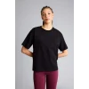 Defacto F8106AXBK81 Siyah Comfort Fıt Sporcu Tişört