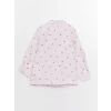 LCW baby Pembe Baskılı Erkek Bebek Gömlek ve Papyon 2li