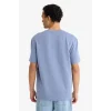 Defacto F8094AXPR469 Mor REGULAR FIT Baskılı Tişört