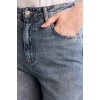 Defacto G8835AXNM34 Mavi 90s Wıde Leg Yüksek Bel Jean Yıkamalı Pantolon