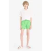 Defacto B7737A8GN617 Yeşil Basic Düz Deniz Şortu Erkek Çocuk