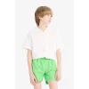 Defacto B7737A8GN617 Yeşil Basic Düz Deniz Şortu Erkek Çocuk
