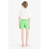 Defacto B7737A8GN617 Yeşil Basic Düz Deniz Şortu Erkek Çocuk