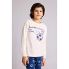 Defacto G9973A8ER98 Ekru Regular Fıt 2li Pijama Takımı Erkek Çocuk