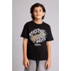 Defacto G7466A8BK81 Siyah Baskılı Tişört Erkek Çocuk