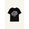 Defacto G7466A8BK81 Siyah Baskılı Tişört Erkek Çocuk