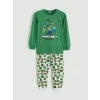 LCW Kids Yeşil Minecraft Baskılı Erkek Çocuk Pijama Takımı