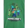 LCW Kids Yeşil Minecraft Baskılı Erkek Çocuk Pijama Takımı
