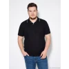LCWAIKIKI Classic Siyah Polo Yaka Erkek Tişört