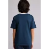 Defacto G7470A8NV257 Lacivert New Regular Fıt Bisiklet Yaka Baskılı Kısa Kollu Tişört Erkek Çocuk