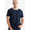 Defacto F8158AXNV64 Lacivert %100 Pamuk Tişört