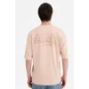 Defacto G1327AXPN287 Pembe %100 Pamuk Boxy Fit Baskılı Tişört