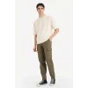 Defacto C9163AXKH361 Haki Regular Jogger Kargo Cepli Gabardin Pantolon