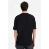 Defacto D5875AXBK81 Siyah Nefes Alabilen Boxy Fit Tişört