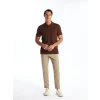 LCWAIKIKI Classic Bej Dar Kalıp Erkek Chino Pantolon